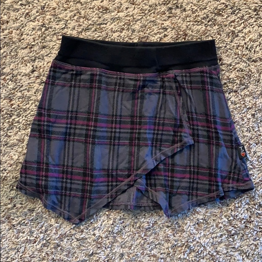T2love plaid cotton skirt